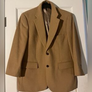 Brooks Brothers tan 100% camel hair blazer men’s size 41 S